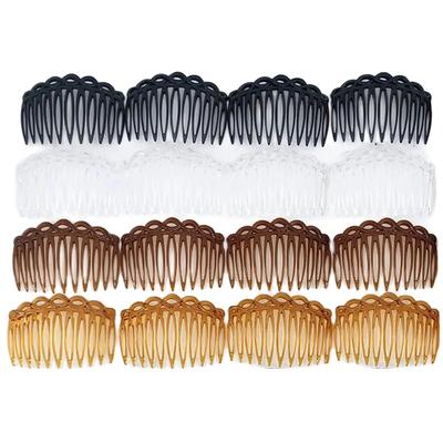 16 ks/sada Jednoduché a stylové 11 hřebenů do vlasů s francouzským twistem pro ženy a dívky Pokrývky hlavy Vlasové doplňky