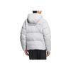adidas Essentials Men's Down Hooded Jacket Light Grey JW1655