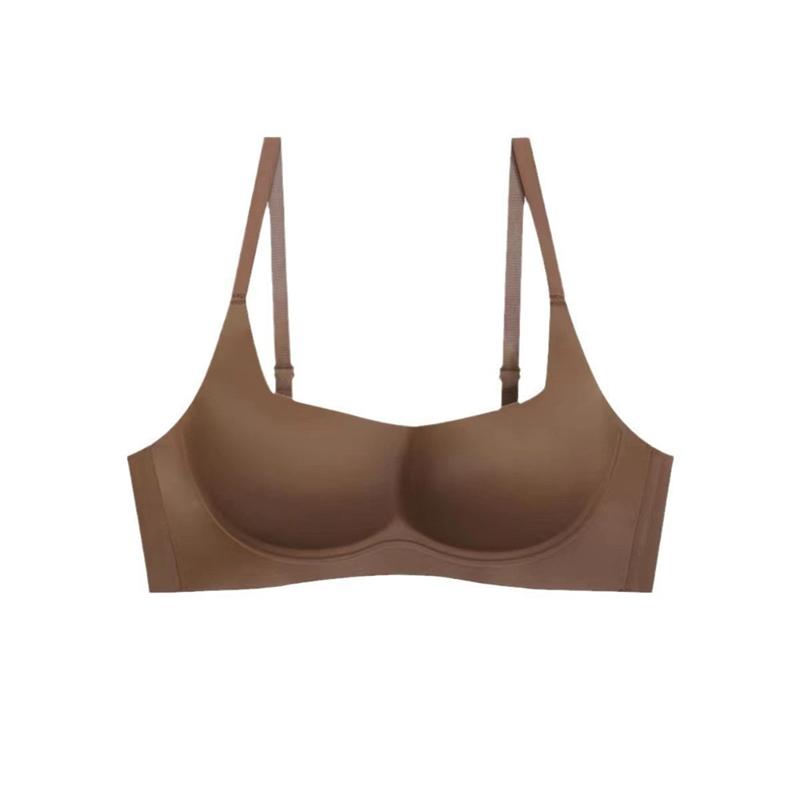 Seamless Women Bra Gathers Shock-Proof Thin Pad Sexy Push Up Underwear Solid Color Female Intimate Bralette Lingerie