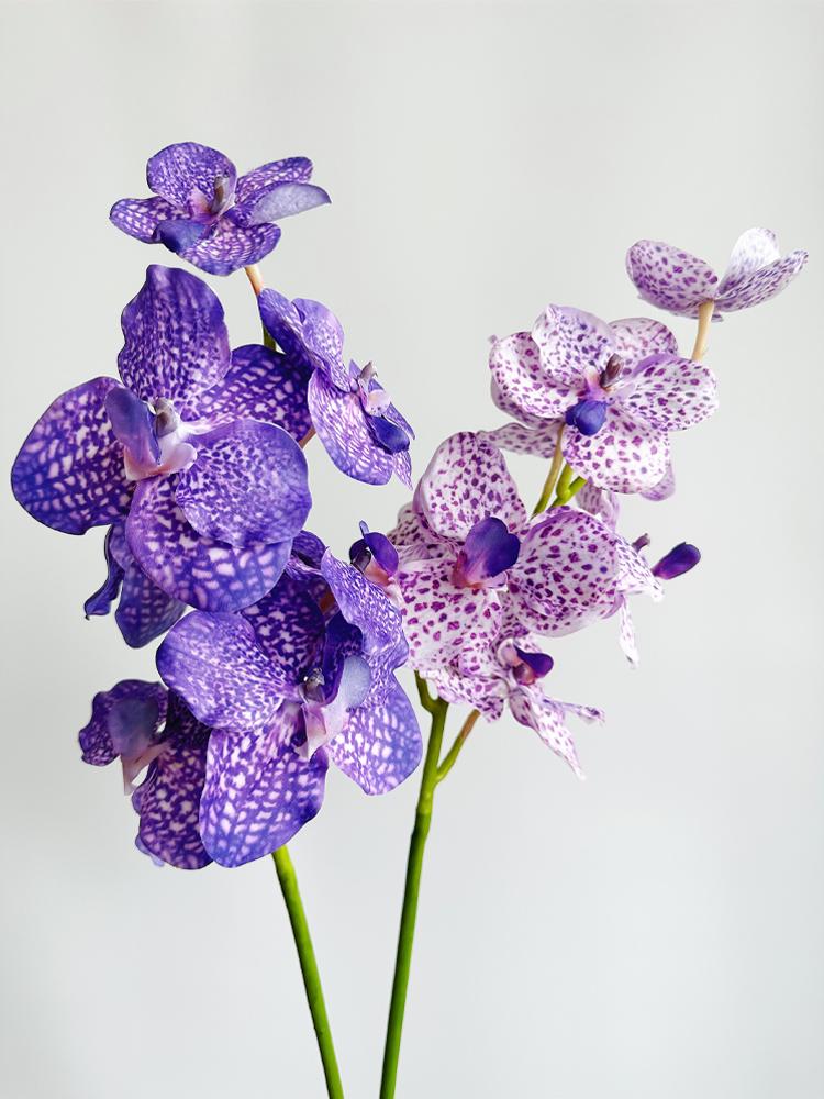 Orhidee Floare Artificială Violet Orhidee Fluture Floare Falsă Phalaenopsis Aranjament Floral Decorațiune Casă Cameră de Zi Nuntă