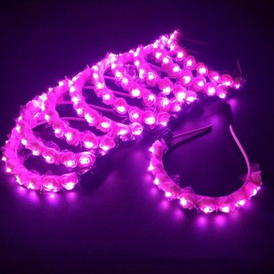 Women's Headband Glow Light Up Beautiful Convenient Thick Thin Hair Decoration for Parties Birthdays Festivals