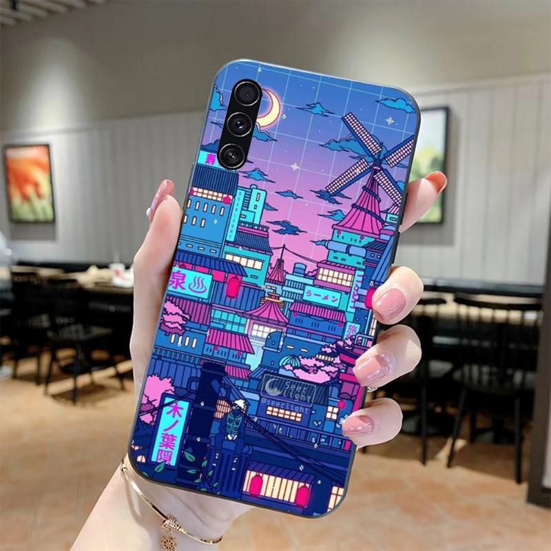 

Чохол для телефону Art Pixel Aesthetic для Realme GT 2 9i 8i 7i Pro X50 X2 C35 C21 C20 C11 C3 М яка чорна накладка для телефону Realme GT Neo 2