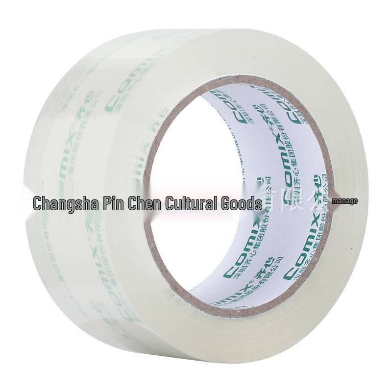 High Transparency 48mm x 100y Carton Sealing Tape - Single Roll, 50um Transparent Office Tape