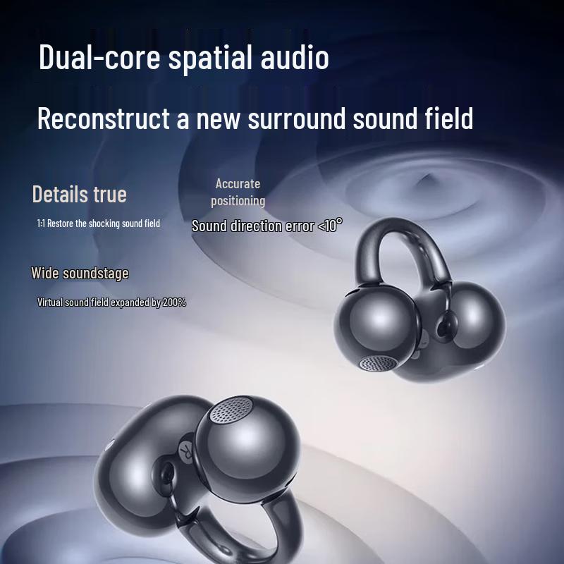 SANAG S6S Ultra Ear Clip AI Sport Bluetooth Headset