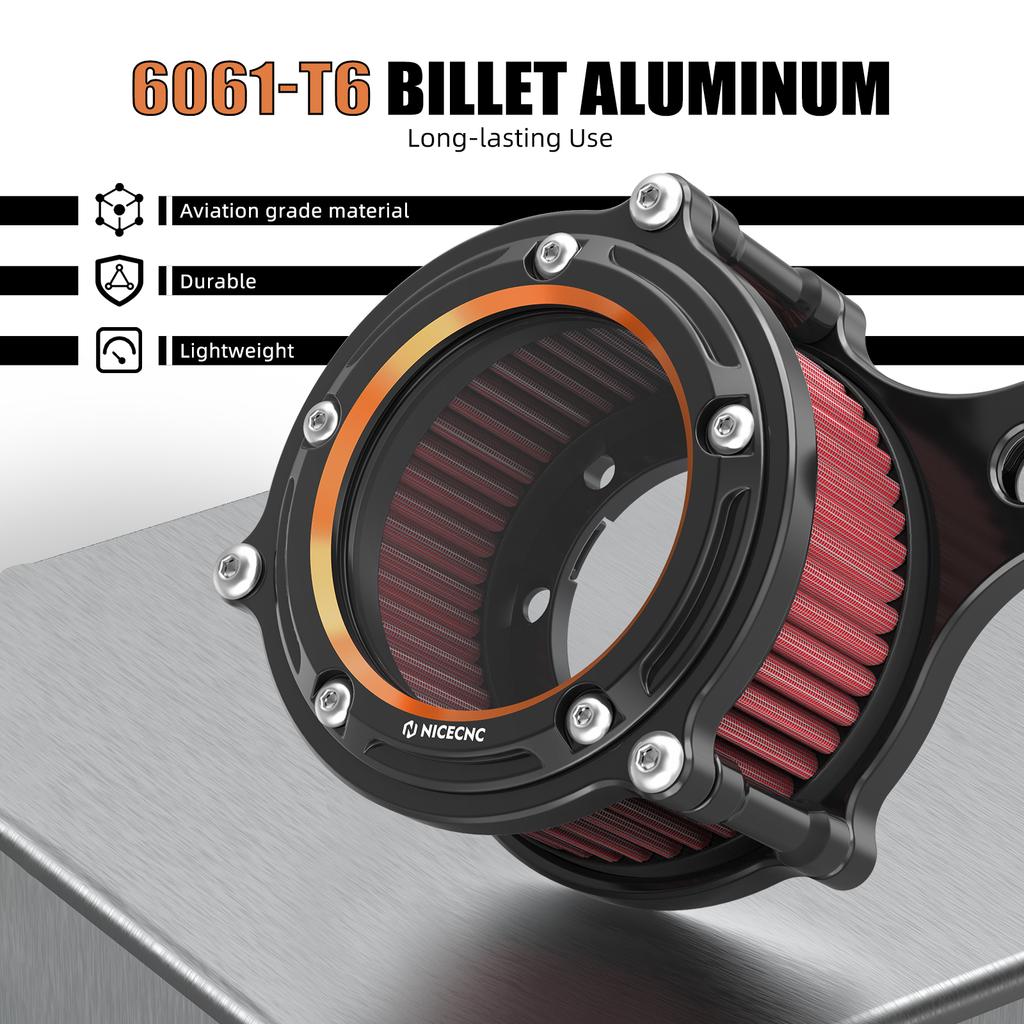 For 2009-2014 Harley Iron 883 XL883N Air Cleaner Motorcycle Air Filter for Harley Iron 1200 XL1200NS 2018 2019 2020 2021