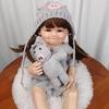 55cm Waterproof Vinyl Reborn Dimple Doll Playset