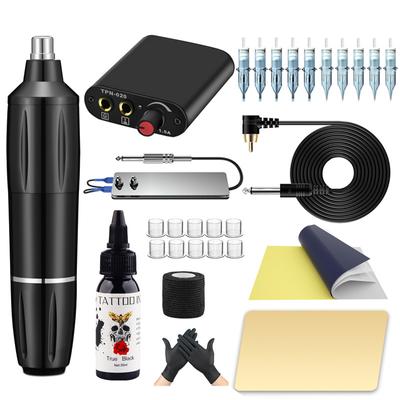 Tätowiermaschinen-Set, Tätowiermaschinen-Kombination, Schneidlinie und Schattierung All-in-One-Maschine, Professionelles Tätowierwerkzeug