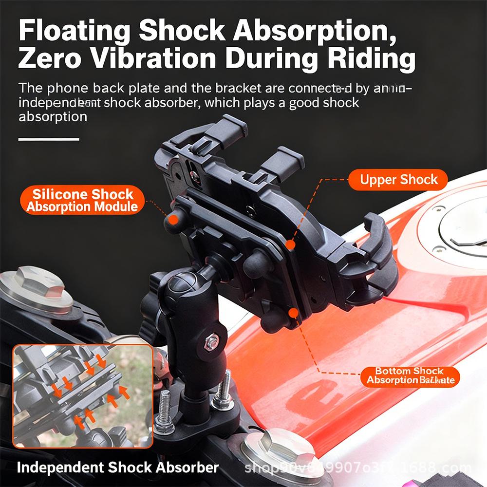 Universal Anti-Slip Octopus Holder for Motorcycles & E-Bikes - Ideal for Touring, Off-Road, & Mountain Navigation