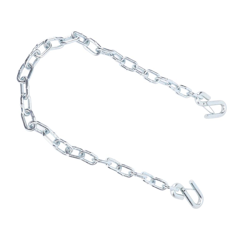 Trailer Safety Chain High Strength 1m Length with S Hooks 3500lbs Capacity Stretch Proof for Trailer RV