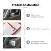 Auto-Rückspiegelschale, Dekorationsabdeckung für Suzuki Jimny 2007–2017, ABS-Außenzubehör, Chrom