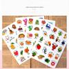 80Pcs Cute Animal Fruit Stickers Fun Encouragement Reward Stickers Teachers, Children Party Favors Scrapbook Decoration Waterproof Vinyl