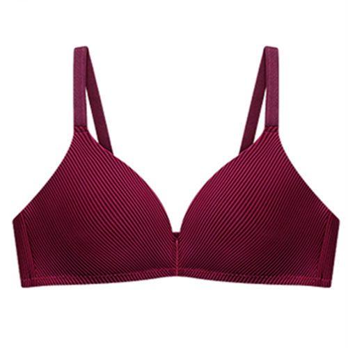 Thin Breathable Seamless Wire-Free Push-Up Shaping Bra for Women Reducing the Appearance of Large Breasts