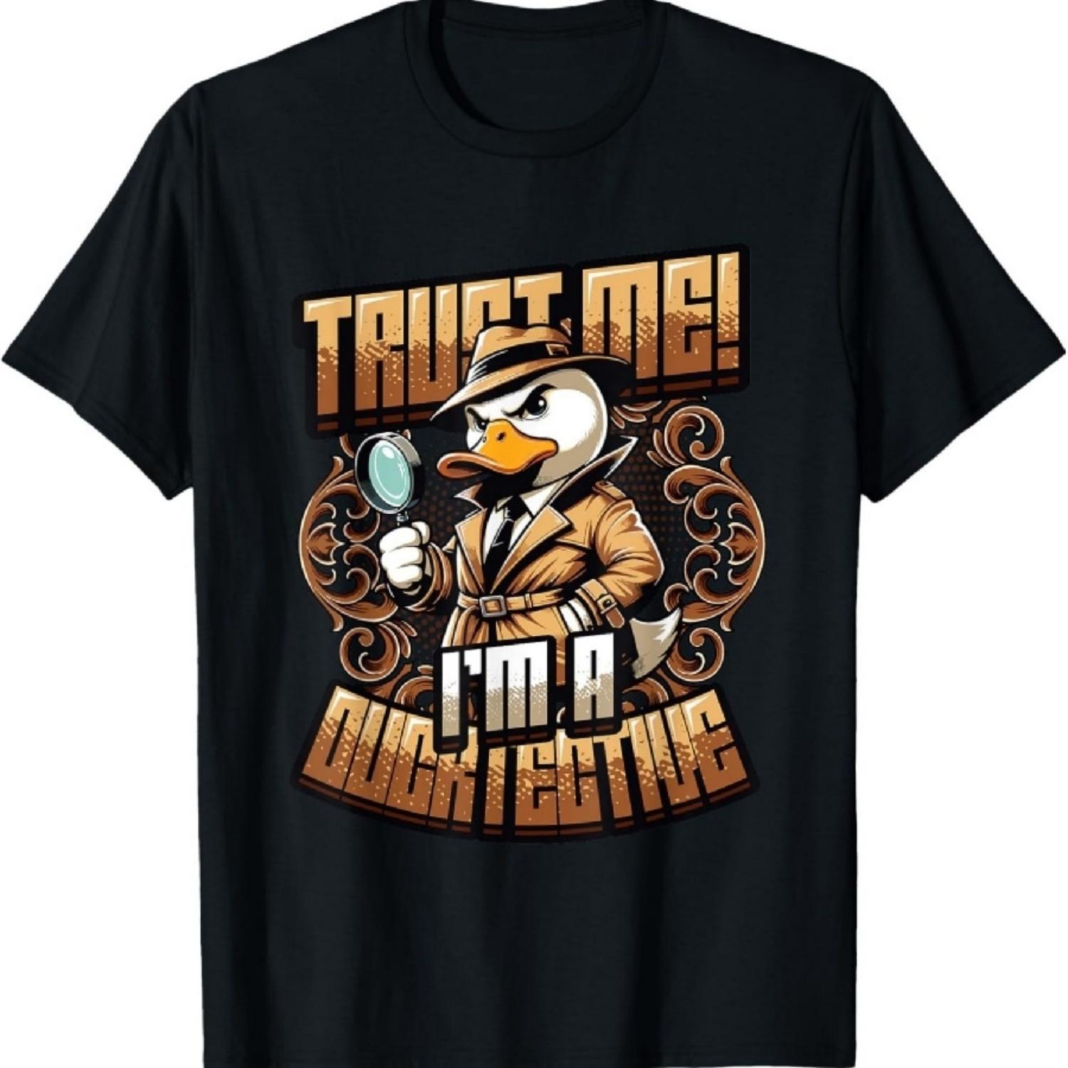 Детектив Утка Любитель Уткатектива Утиная Шутливая Футболка S