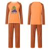 Family Matching Halloween Pajama Set with Patchwork Print for Women Men and Kids