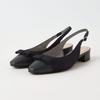 Diana Well Fit Low Heel Flat Made in Dark 119045200011 [Diana] Shoes, Japan, Blue, Blue, 23.5cm,