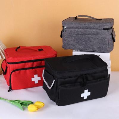 Lightweight Travel Medicine Bag Adjustable Strap Easy Grip Medicine Storage Box Large Capacity Quick Access