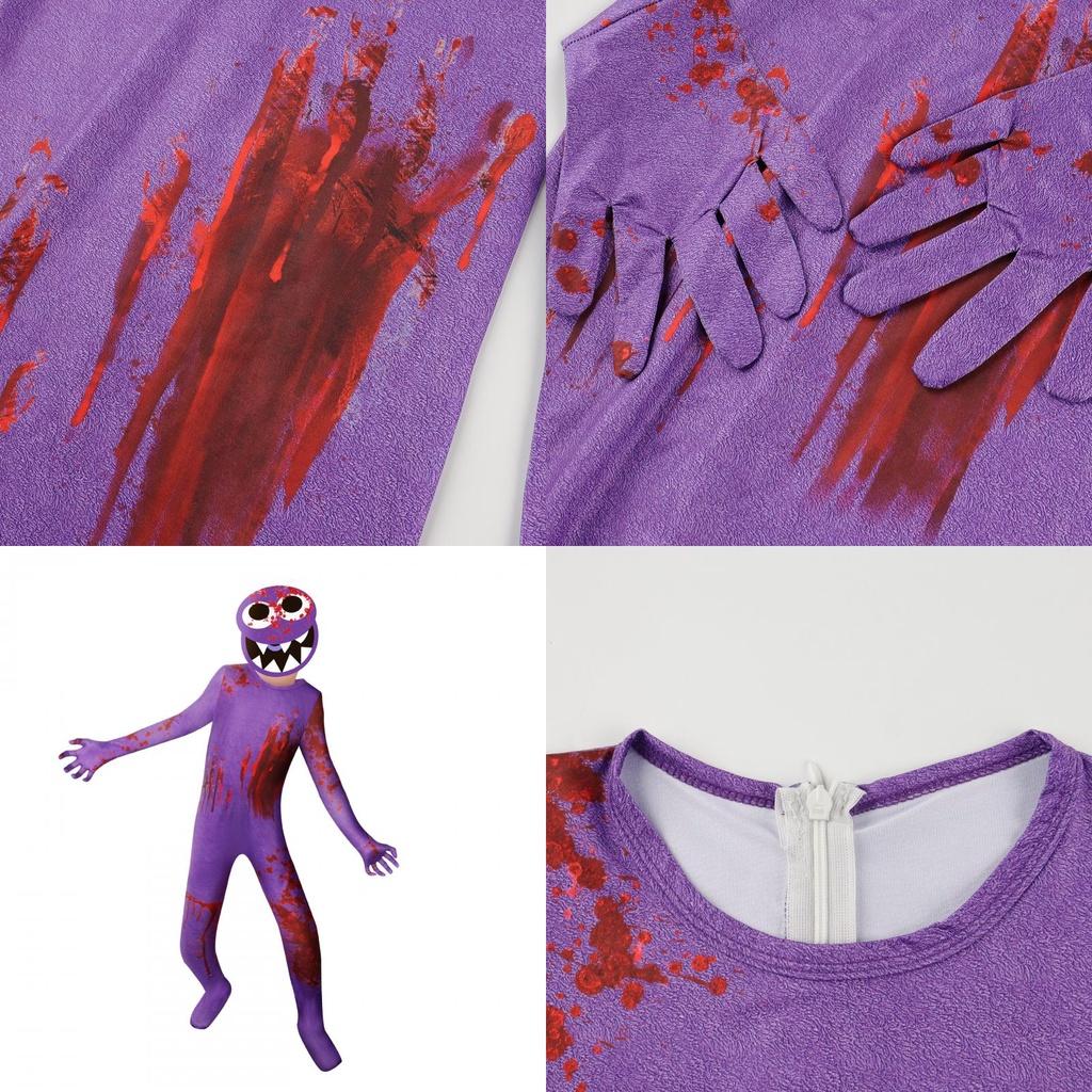 Kids Roblox Rainbow Friends Cosplay Jumpsuit Costume For Halloween And Parties