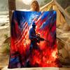 1pc U.S. soldiers and military armed forces blanket, al season lightweigh Poster blanket home office outdoor nap multifunc Poster blanketional blanket