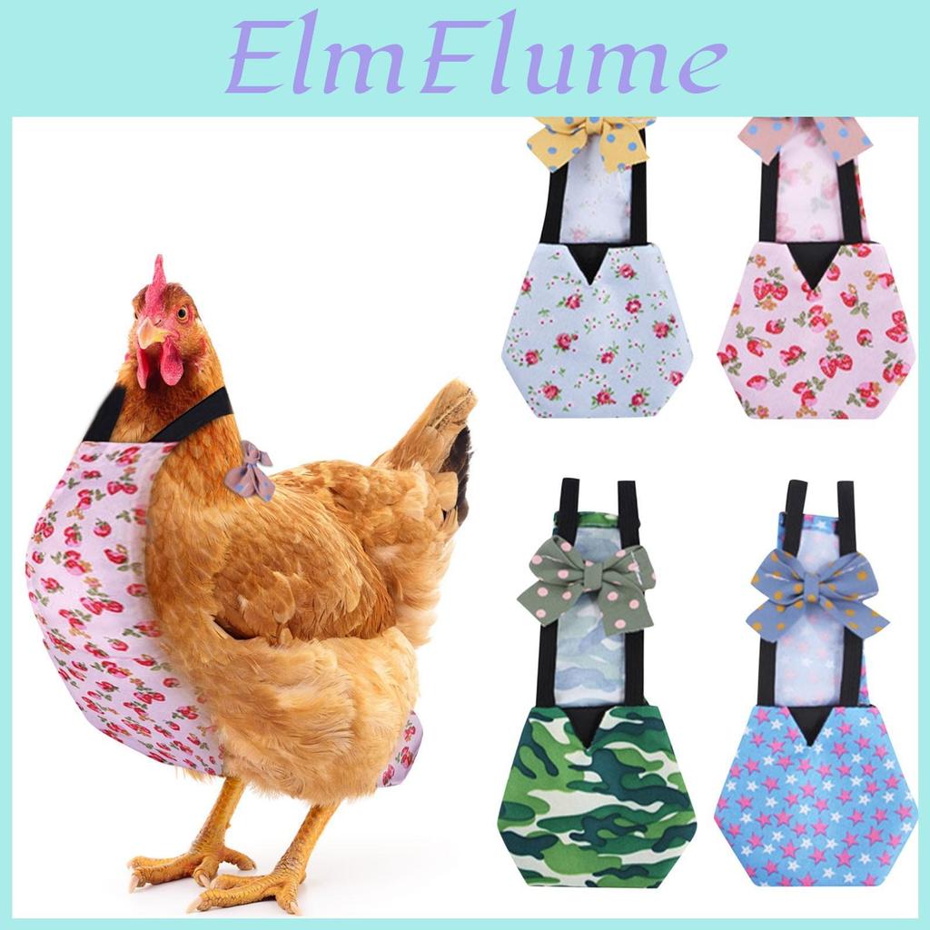 Chicken Diapers Print Pattern Pet Bow Clothes Pet Supplies Diapers