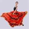 720 Degree Woman Spanish Flamenco Skirt Polyester Satin Smooth Big Swing Carnival Party Ballroom Belly Dance Costumes Dress