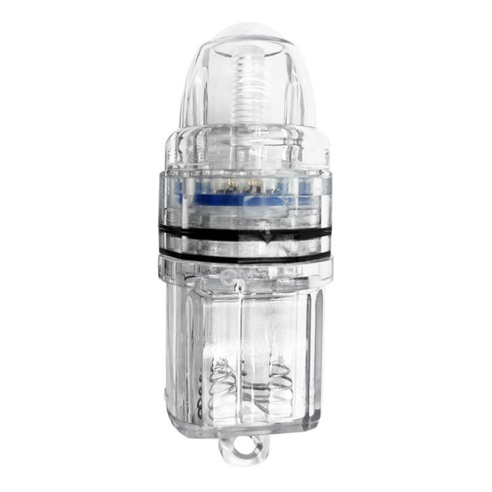 Waterproof LED Fish Attracting Indicator LED Flashing Night Fishing Lamp Light Bait  Underwater