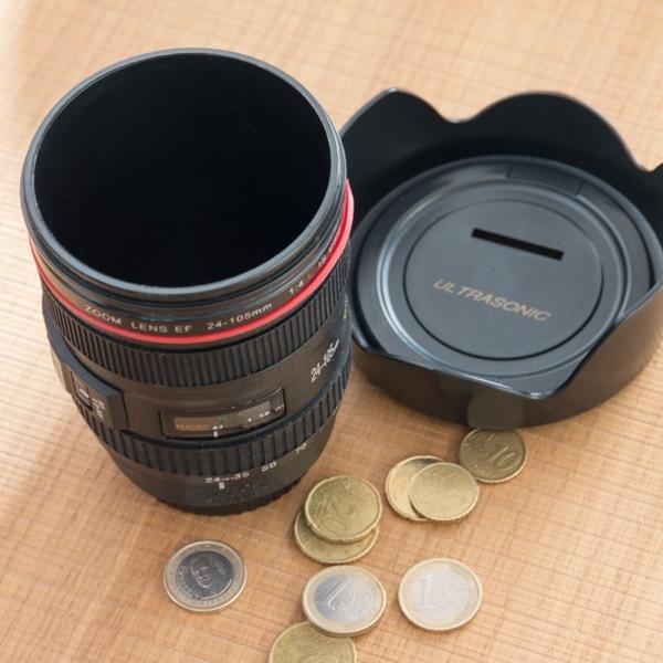 Piggy Bank Camera Lens