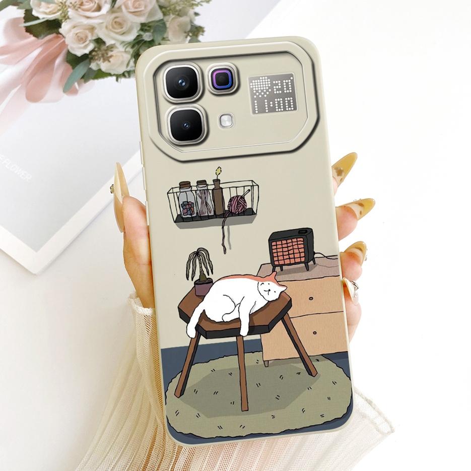 Für Infinix Note 60 Pro Hülle X6878 Niedliche Katze Astronaut Cartoon Hülle Weiche Silikonhülle Für Infinix Note 60 Ultra Note60 Pro Taschen