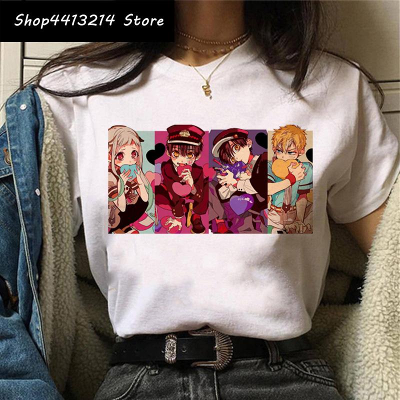 Hanako Kun T Shirt Women Japanese Anime Summer Tops Toilet Bound Funny Cartoon TShirt Harajuku Unisex Tshirt Female New