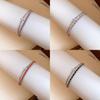 Fashion Smallbatch Zircon Flower Bangle For Womens Casual And Office Wear
