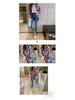 2026 Spring Elegant Korean Plaid Long Sleeve Women's Loose Casual Shirt Jacket