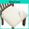 Modern Geometric Polyester Chair Cover With Anti Slip Dustproof For Home Dining Room Decor