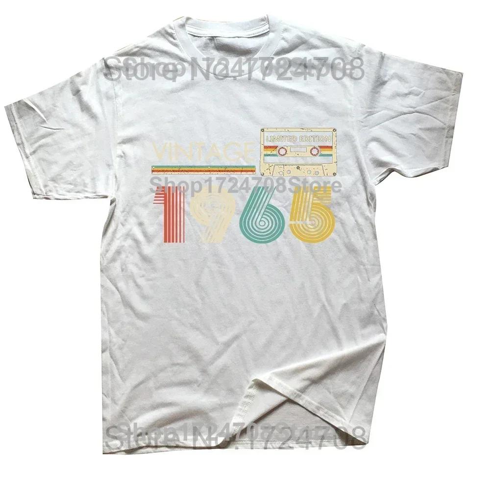 New Men 1965 Classic T Shirt Oversize Printed Casual Tee shirt Casual Short Sleeve Father Days Daddy Couples TShirt