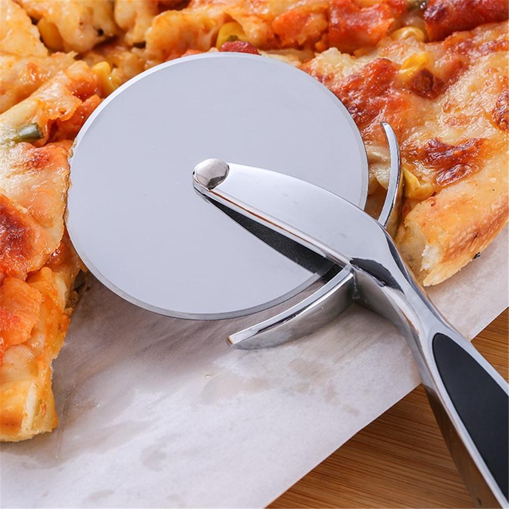 Pizza  Cutter Wheel Zinc Alloy Baking Cutting Non Slip Handle Pizza Knife For Kitchen Pizza Cutter