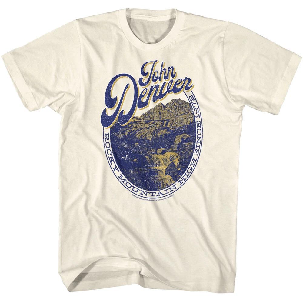 John Denver Rocky Mountain High Since 1972 Landscape Men s T Shirt Folk Music XL