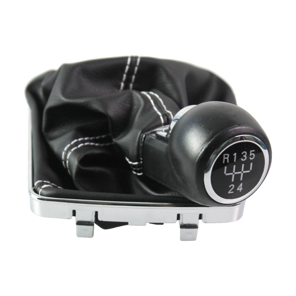 5/6 Speed Manual Gear Shift Knob Lever Shifter For Vauxhall Opel Astra H 1.6 2004-2010 Black Plastic Interior Parts