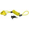 Antivol vélo câble - BURG WACHTER - 520 50 Yellow SB - Câble acier gainé 14 mm, 100 cm