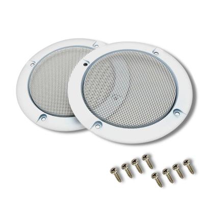 ENN LLC Speaker Grill for Car Set of 2 (White,