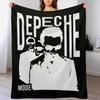 Depeche Synthpop Mode Throw Blanket Shaggy Furry Soft Blanket for Bedroom Living Room