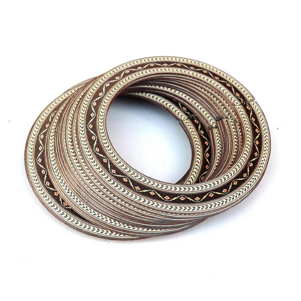 Lindenholz Klassische Gitarre Schallloch Rosette - 92mm Innendurchmesser Dekorationszubehör