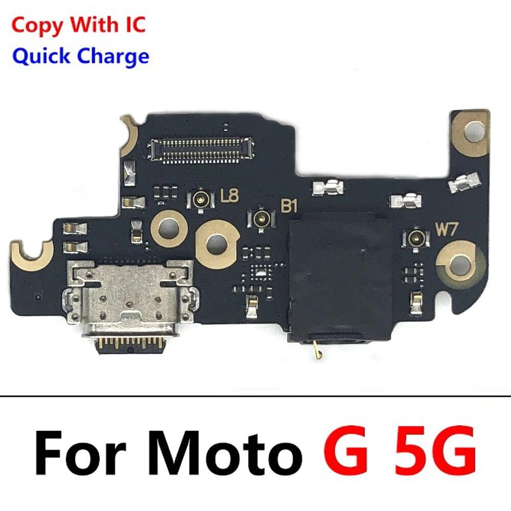 USB Charging Port Board Flex Cable Connector Parts For Motorola Moto G Stylus G Power 2021 2022 G Pure 5G Plus Pro Microphone