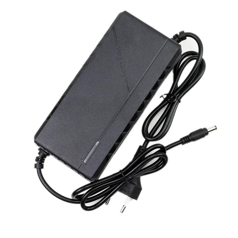 54.6V 2A/3A/5A Lithium Battery Smart Charger AC100-240V With Fan For 13S 48V 20A 30A E-two Wheelers Li-ion Cells Fast Charging