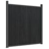 Fence Panel Gray 526 X 186 Cm WPC