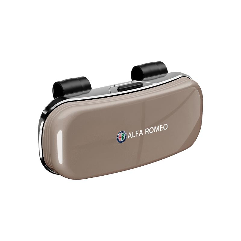 Zonnebrilhouder/zonneklephouder voor Alfa Romeo 156 159 147 4C 8C 166 Giulia Giulietta Mito 