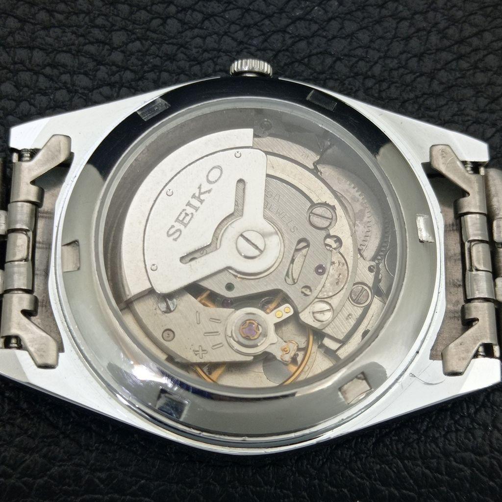 REFURBISHED VINTAGE SEIKO 5 AUTOMATIC 6309A JAPAN MENS SILVER WATCH a442951-1