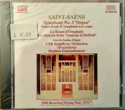 CD VARIOUS Symphonie Nr.. 3 Orgeln Le Rouet D 8550138 Naxos 1991 Europa Klassisch Gebraucht