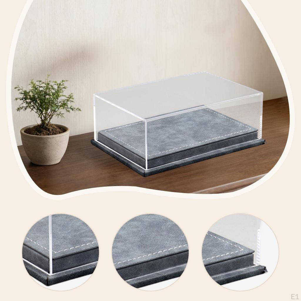 Acrylic Model Car Display Case Storage Box 1/64 Protection Organizer Transparent for