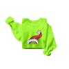 Women's Christmas Printed Flannel Sweatshirt Top