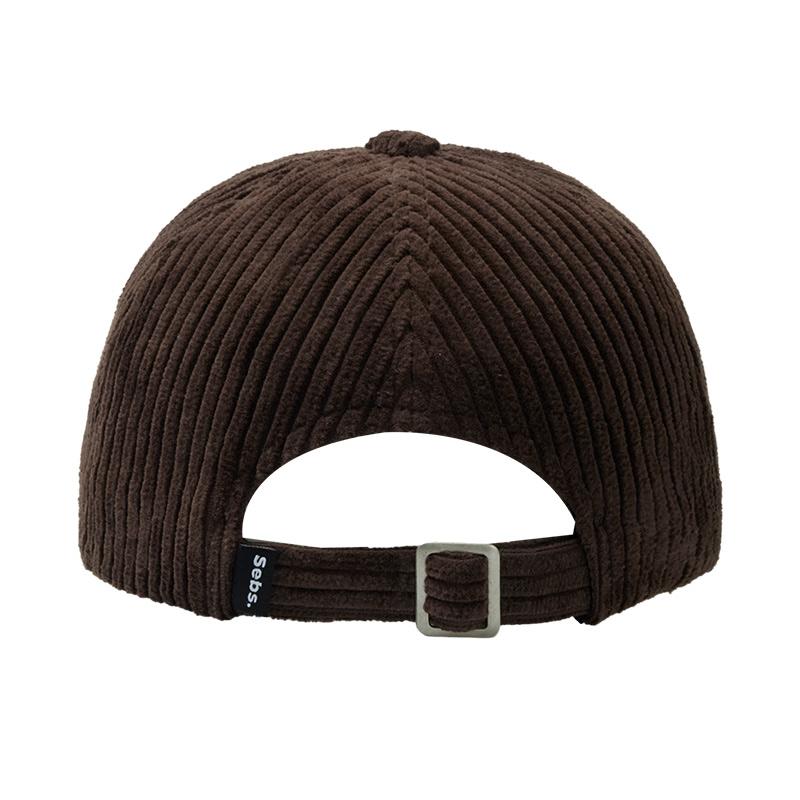 Sebseu Corduroy Brown Ball Cap