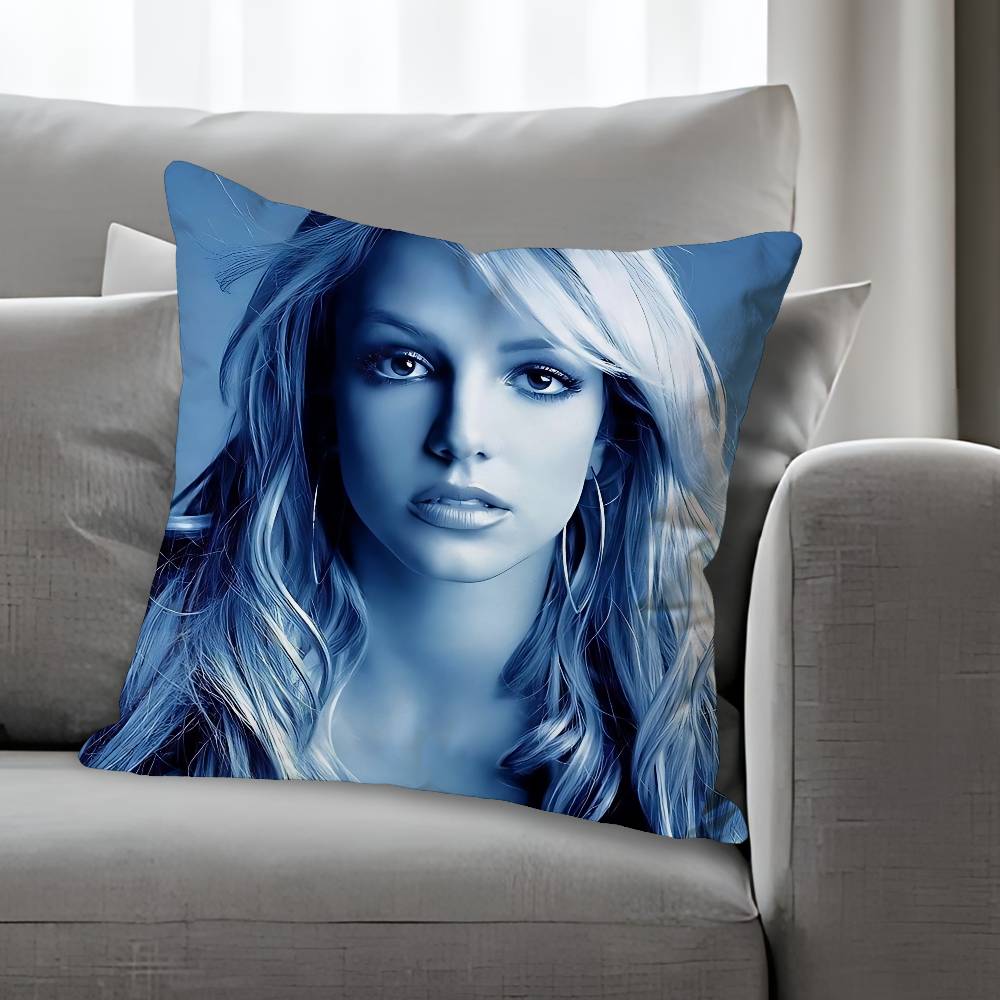 BBritney Singer Spears Verschiedene Größen Quadratische Kissenhülle Für Auto Haus Schlafzimmer Dekor Benutzerdefiniertes Valentinstagsgeschenk