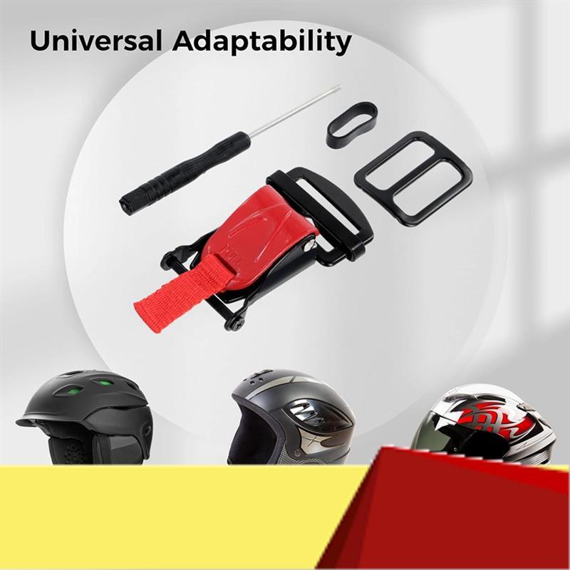 Kit de Substituição de Fivela de Liberação Rápida para Capacete, Capacete com Catraca para Tira do Queixo Até 1 Polegada, Capacete de Motocicleta-M53K
